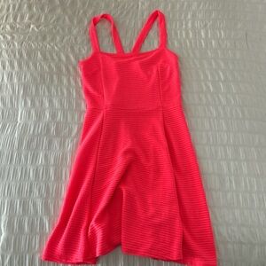 Garage Hot Pink Striped Dress